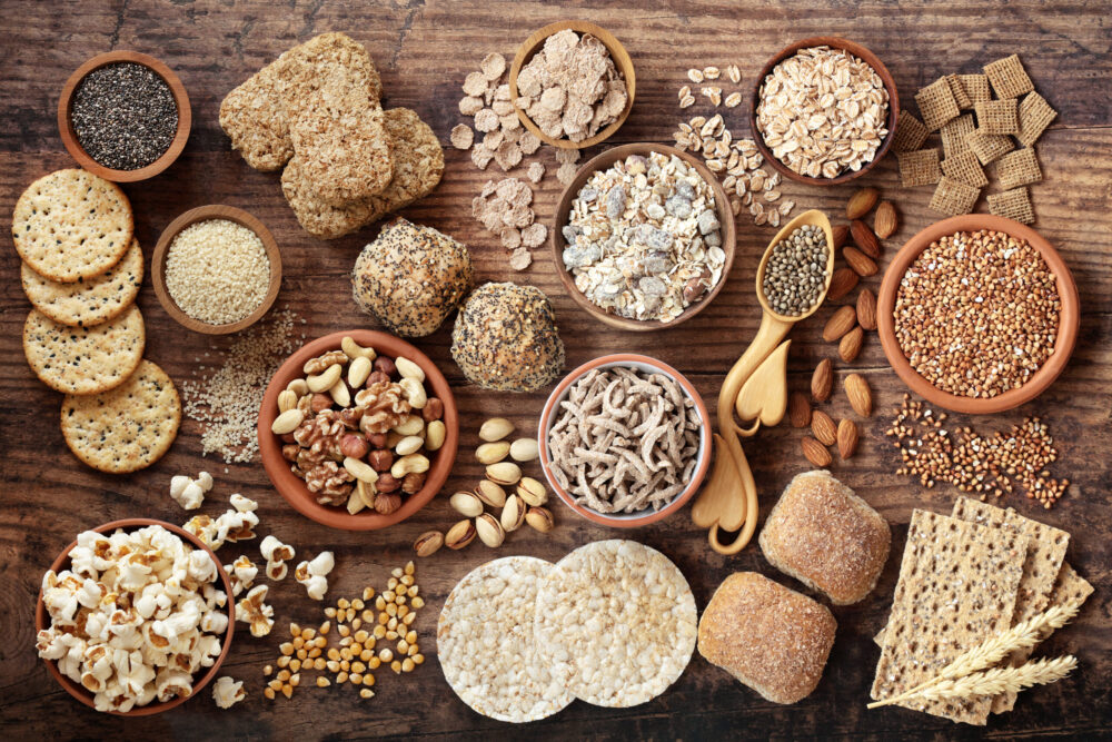 未精制谷物和高纤维食物 (Whole Grains and High Fiber Foods)
